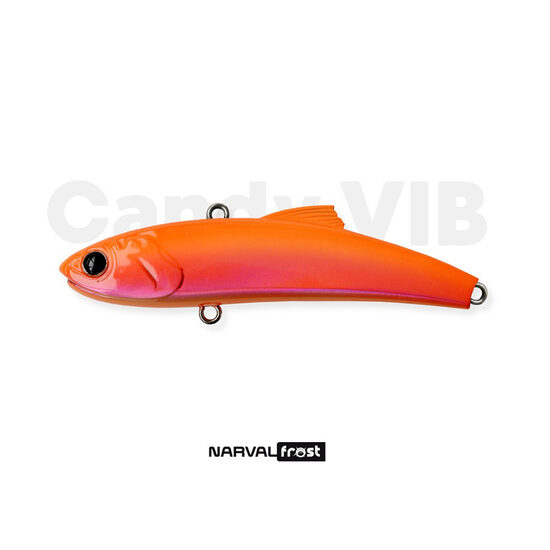 Vobleris Narval Frost Candy Vib 95mm 32g #011-Orange Holo 